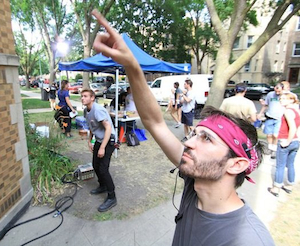 photo by Cole Simon on the set of NightLights